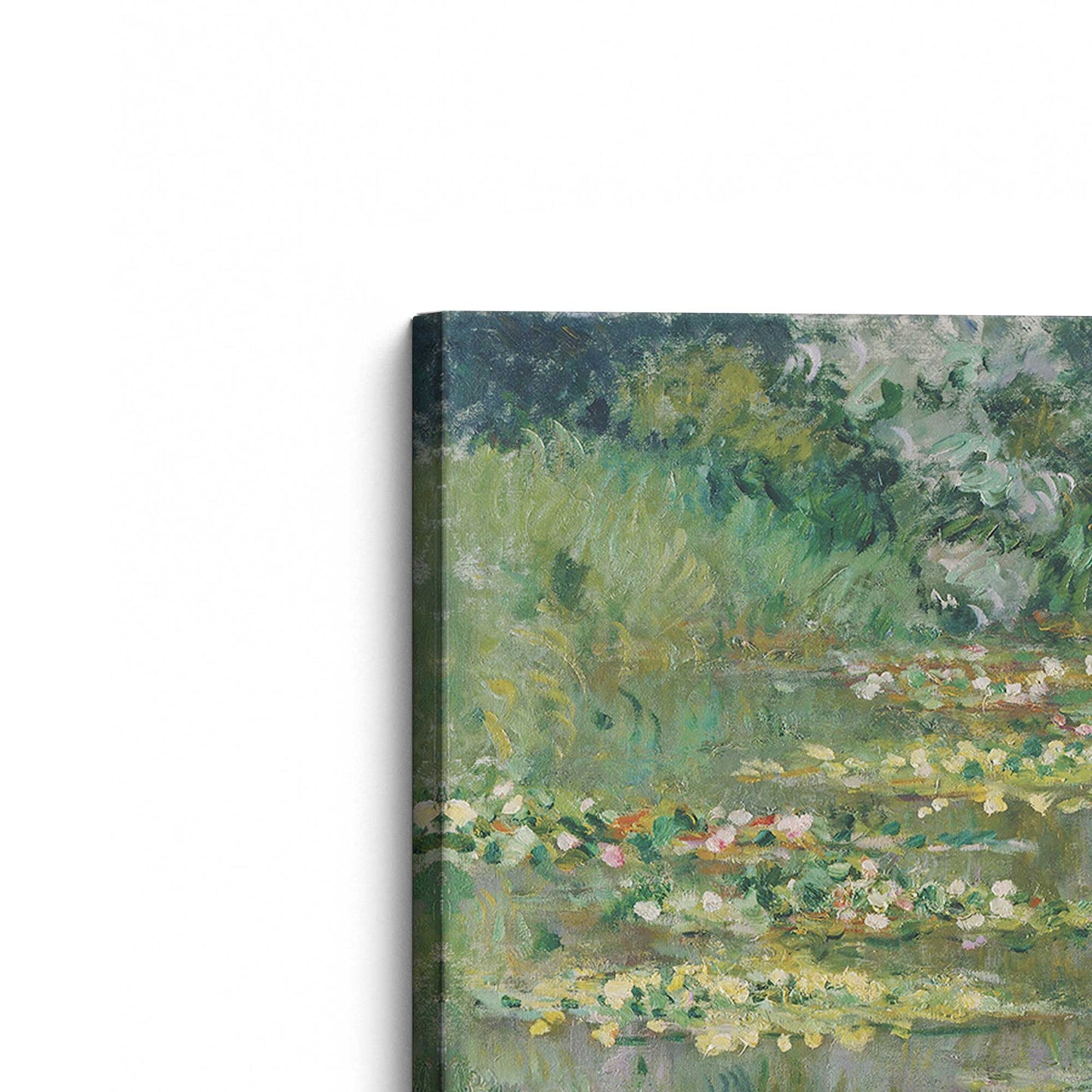 [Color:Stretched Canvas], Picture of the corner of the art