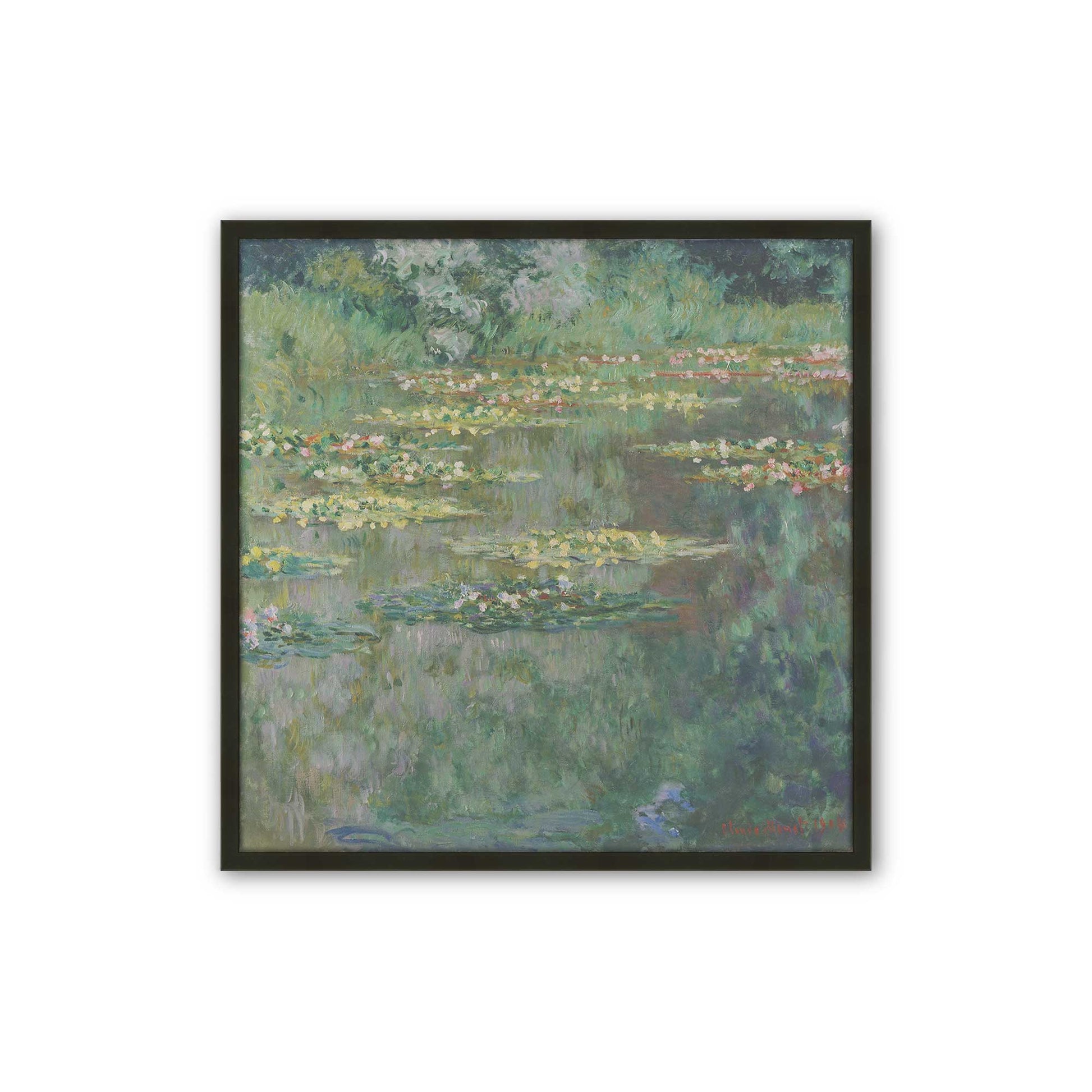 [Color:Satin Black], Picture of art in a Satin Black frame