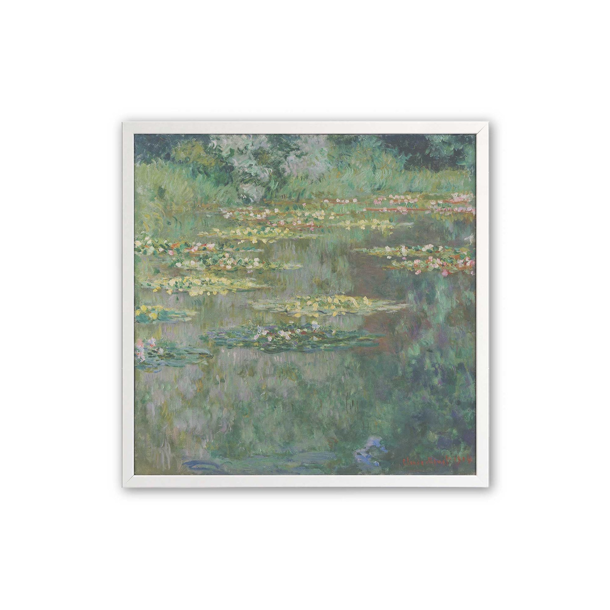 [Color:Opaque White], Picture of art in a Opaque White frame
