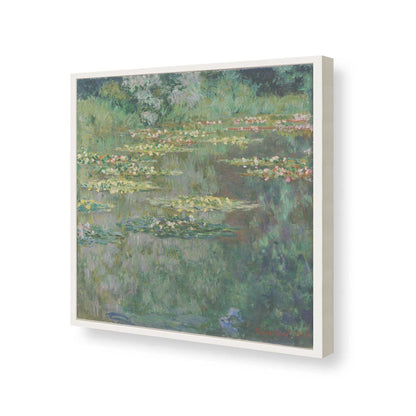 [Color:Opaque White], Picture of art in a Opaque White frame of the corner