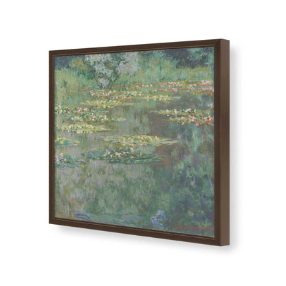 [Color:Espresso], Picture of art in a Espresso frame of the corner
