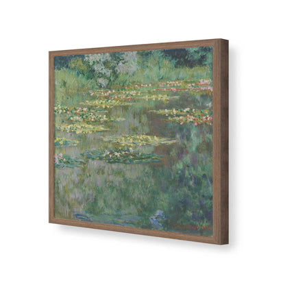 [Color:Walnut], Picture of art in a Walnut frame of the corner