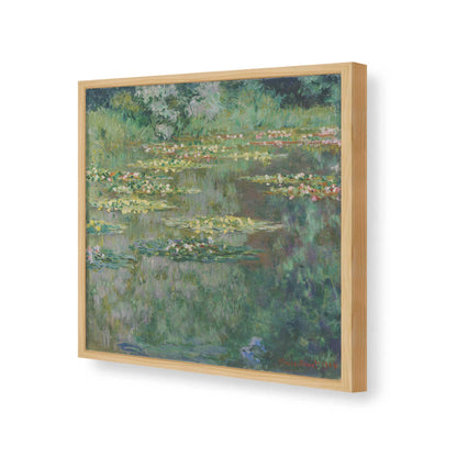 [Color:American Maple], Picture of art in a American Maple frame of the corner