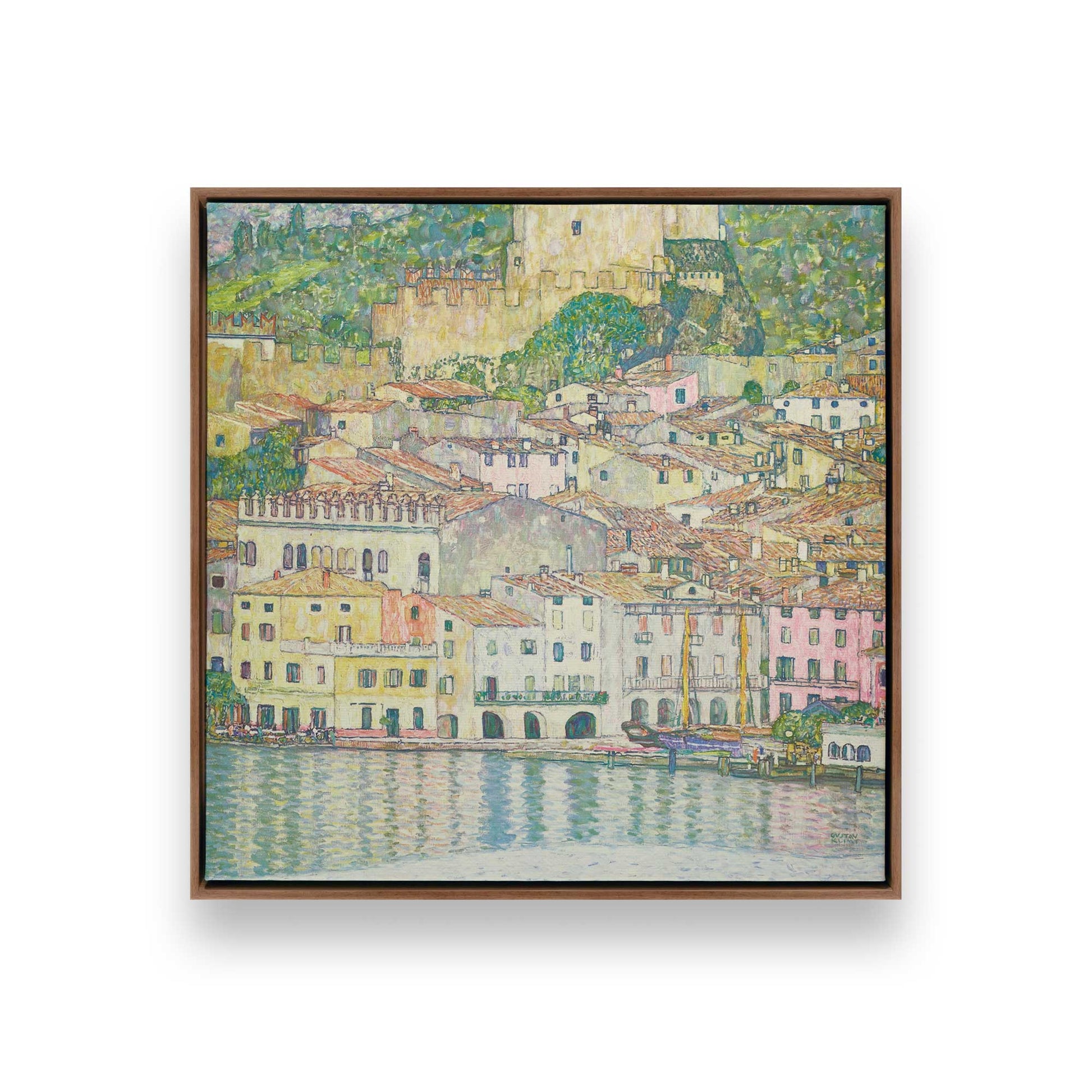 [Color:Walnut], Picture of art in a Walnut frame