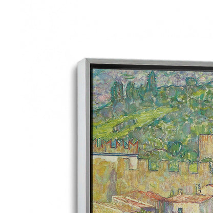 [Color:Polished Chrome], Picture of art in a Polished Chrome frame at an angle