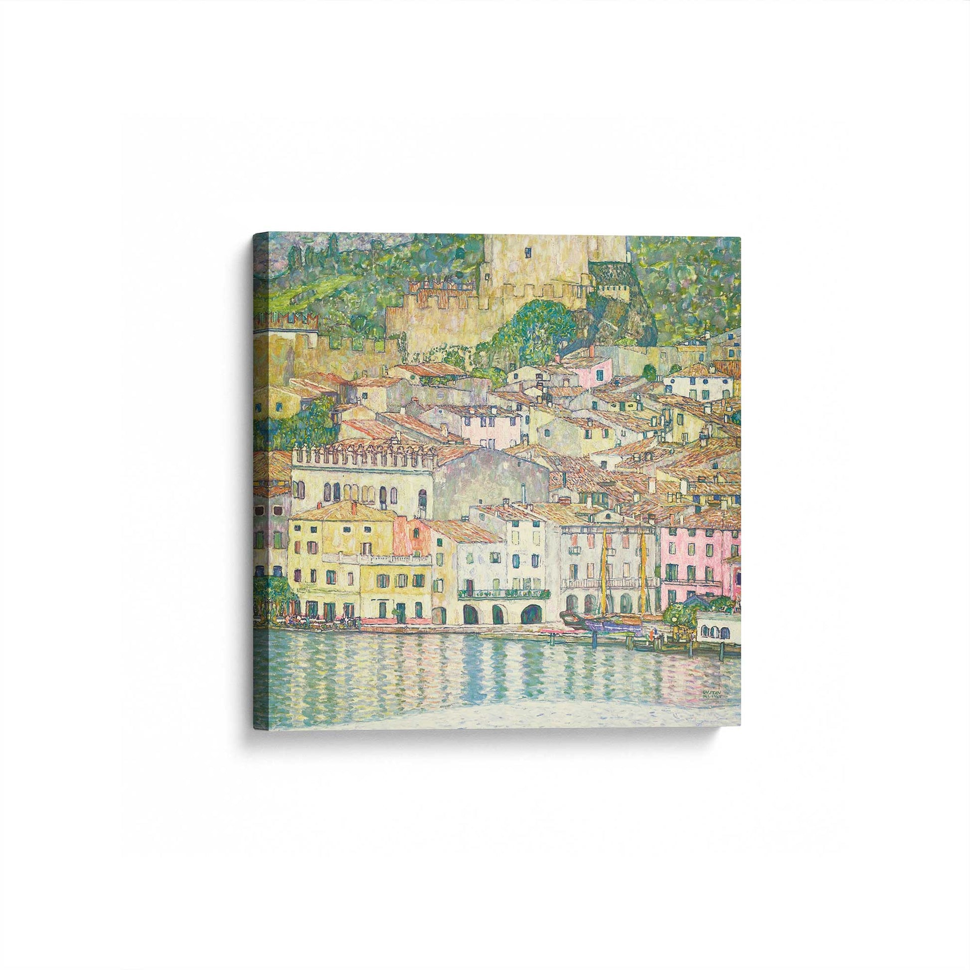 [Color:Stretched Canvas], Picture of art at an angle