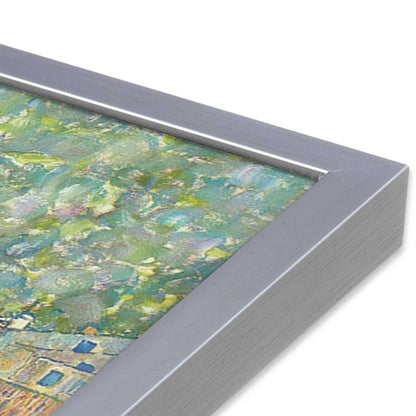 [Color:Polished Chrome], Picture of art in a Polished Chrome frame at an angle