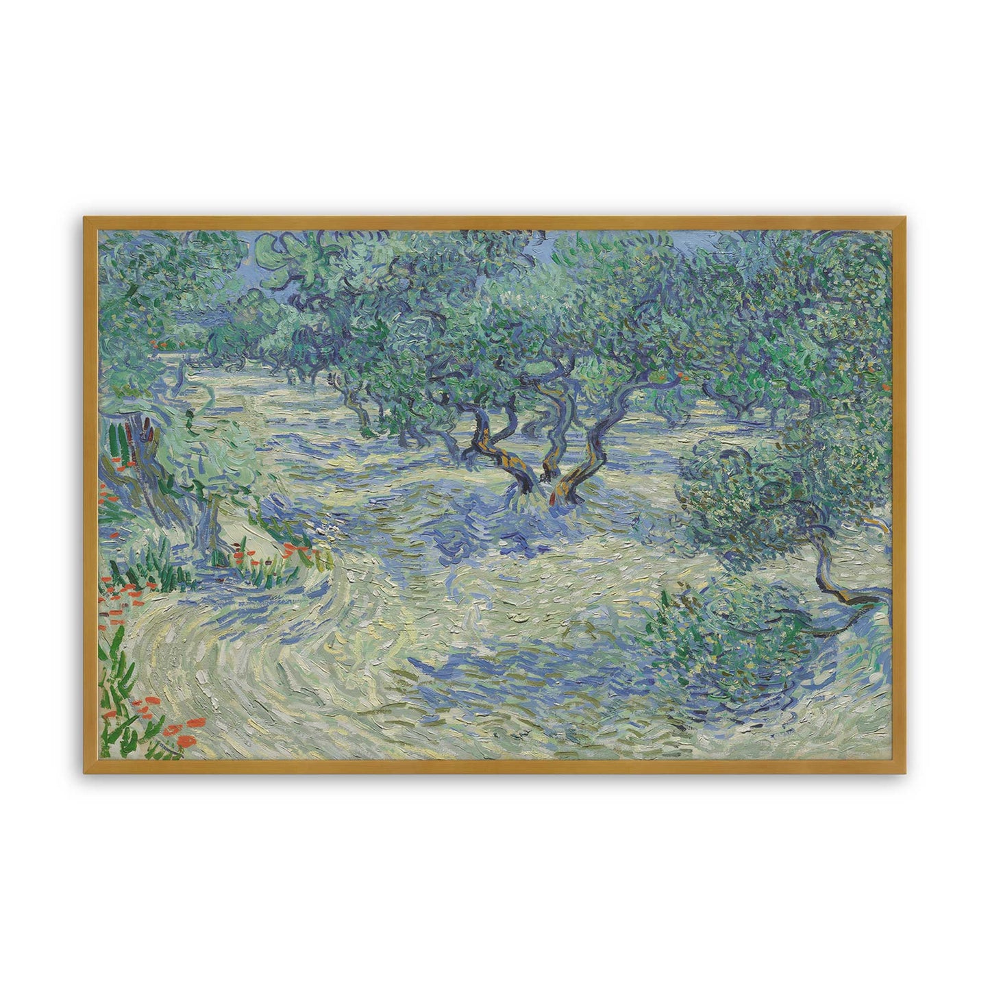 [Color:Polished Gold], Picture of art in a Polished Gold frame