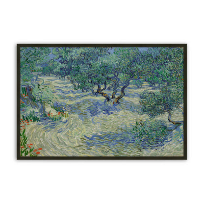 [Color:Satin Black], Picture of art in a Satin Black frame