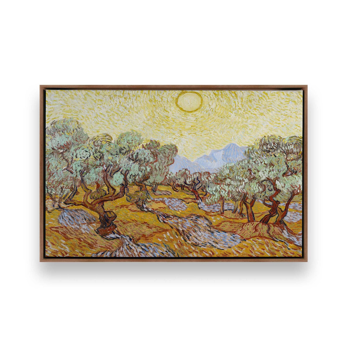 [Color:Walnut], Picture of art in a Walnut frame