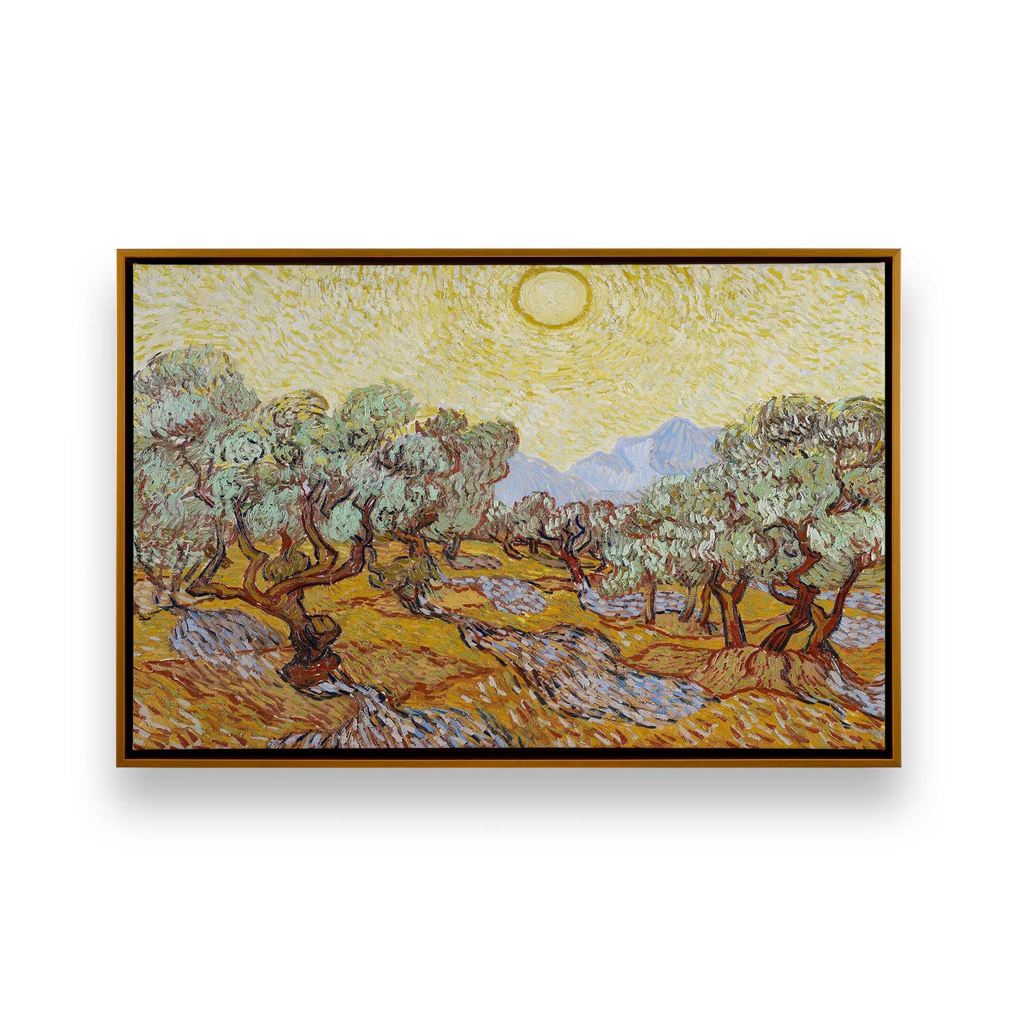 [Color:Polished Gold], Picture of art in a Polished Gold frame