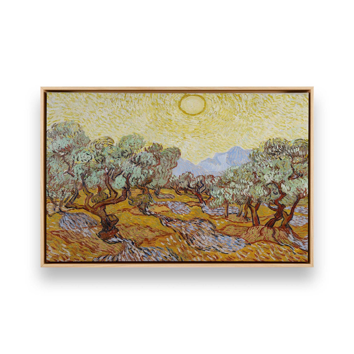 [Color:American Maple], Picture of art in a American Maple frame