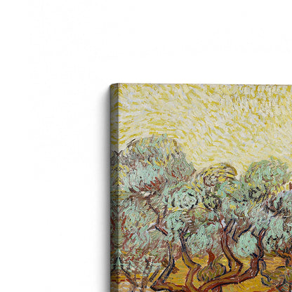 [Color:Stretched Canvas], Picture of the corner of the art