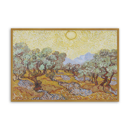 [Color:Polished Gold], Picture of art in a Polished Gold frame