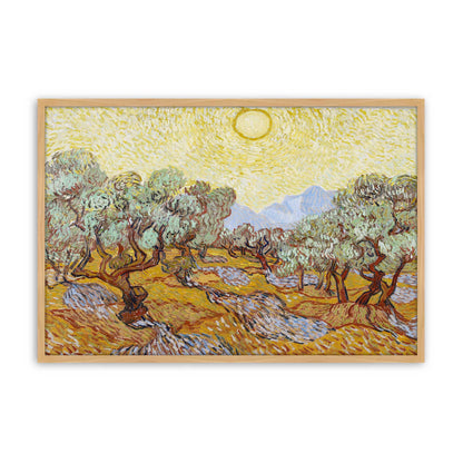 [Color:American Maple], Picture of art in a American Maple frame