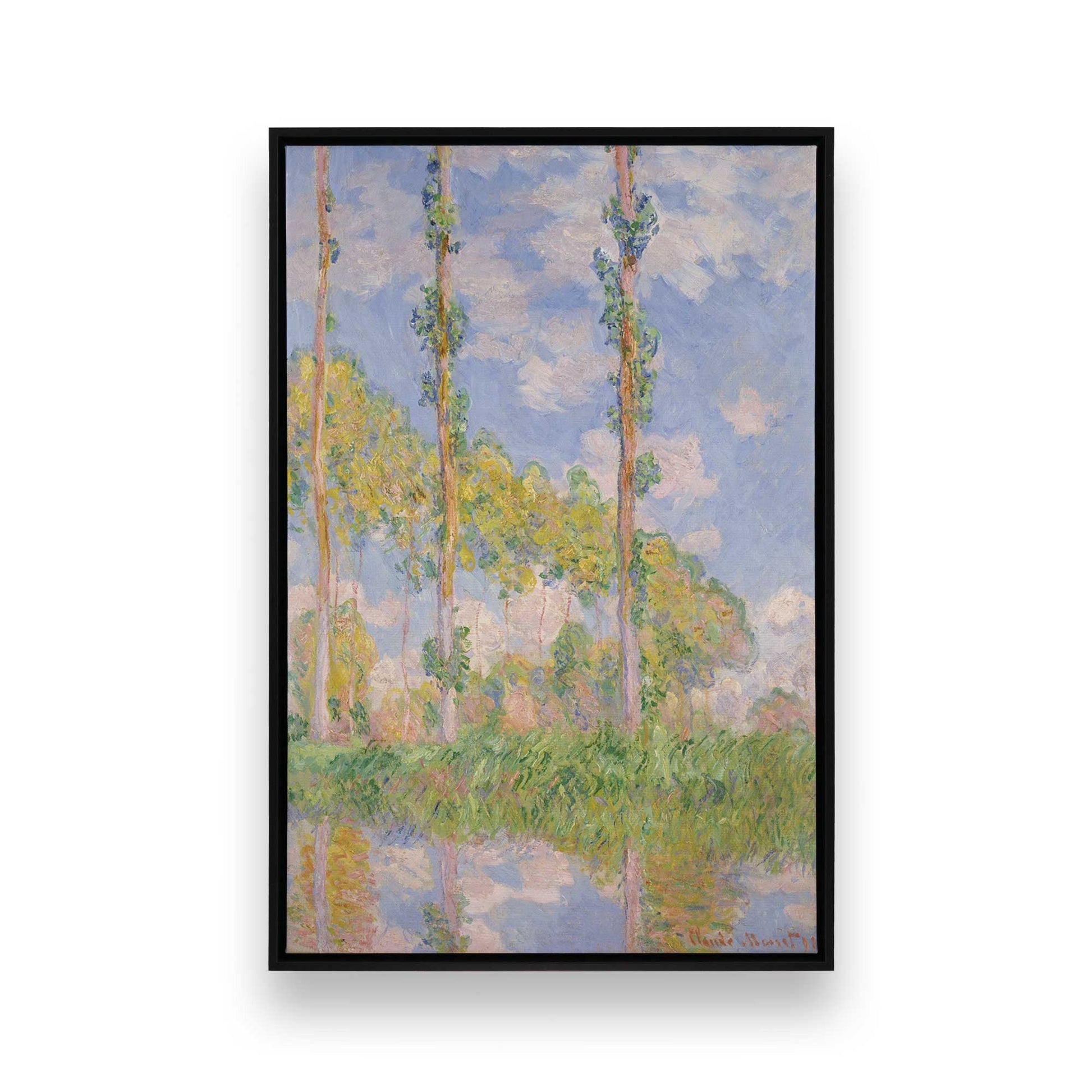 [Color:Satin Black], Picture of art in a Satin Black frame