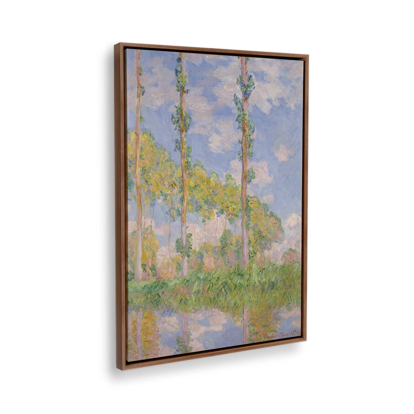 [Color:Walnut], Picture of the corner of the art