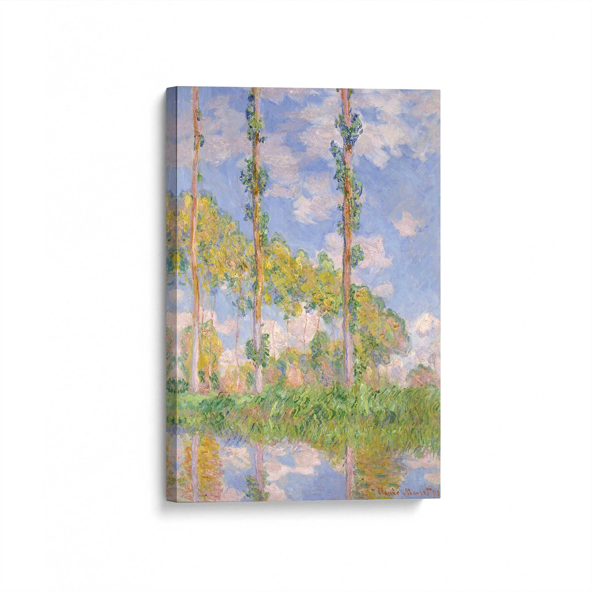[Color:Stretched Canvas], Picture of art at an angle