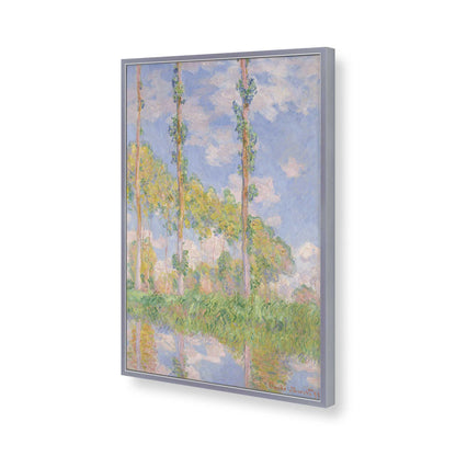 [Color:Polished Chrome], Picture of art in a Polished Chrome frame of the corner