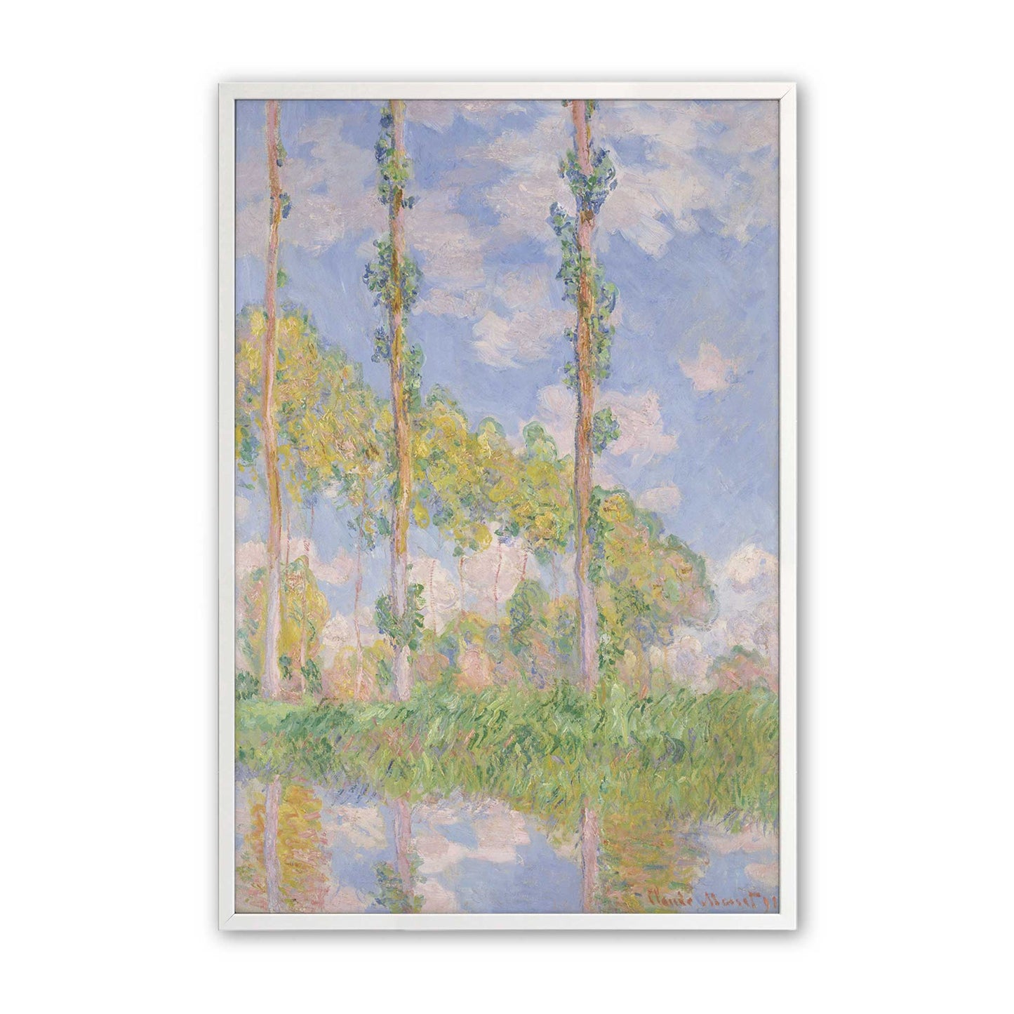 [Color:Opaque White], Picture of art in a Opaque White frame