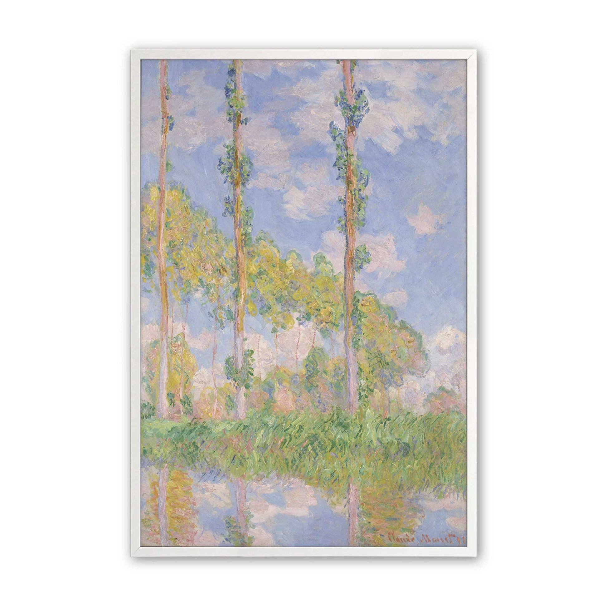 [Color:Opaque White], Picture of art in a Opaque White frame