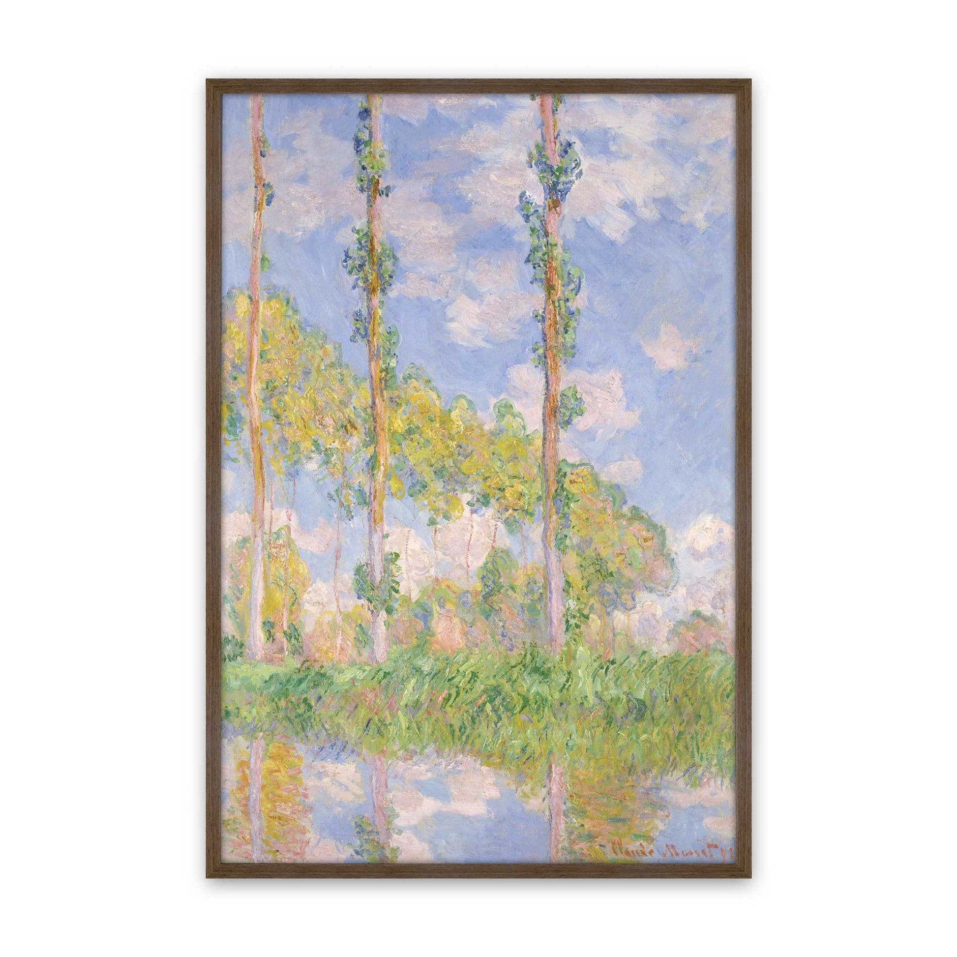 [Color:Walnut], Picture of art in a Walnut frame