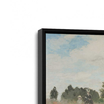 [Color:Satin Black], Picture of art in a Satin Black frame at an angle