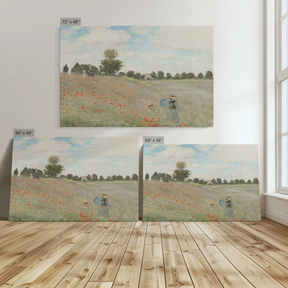 [Color:Stretched Canvas], Image showing the size comparisons