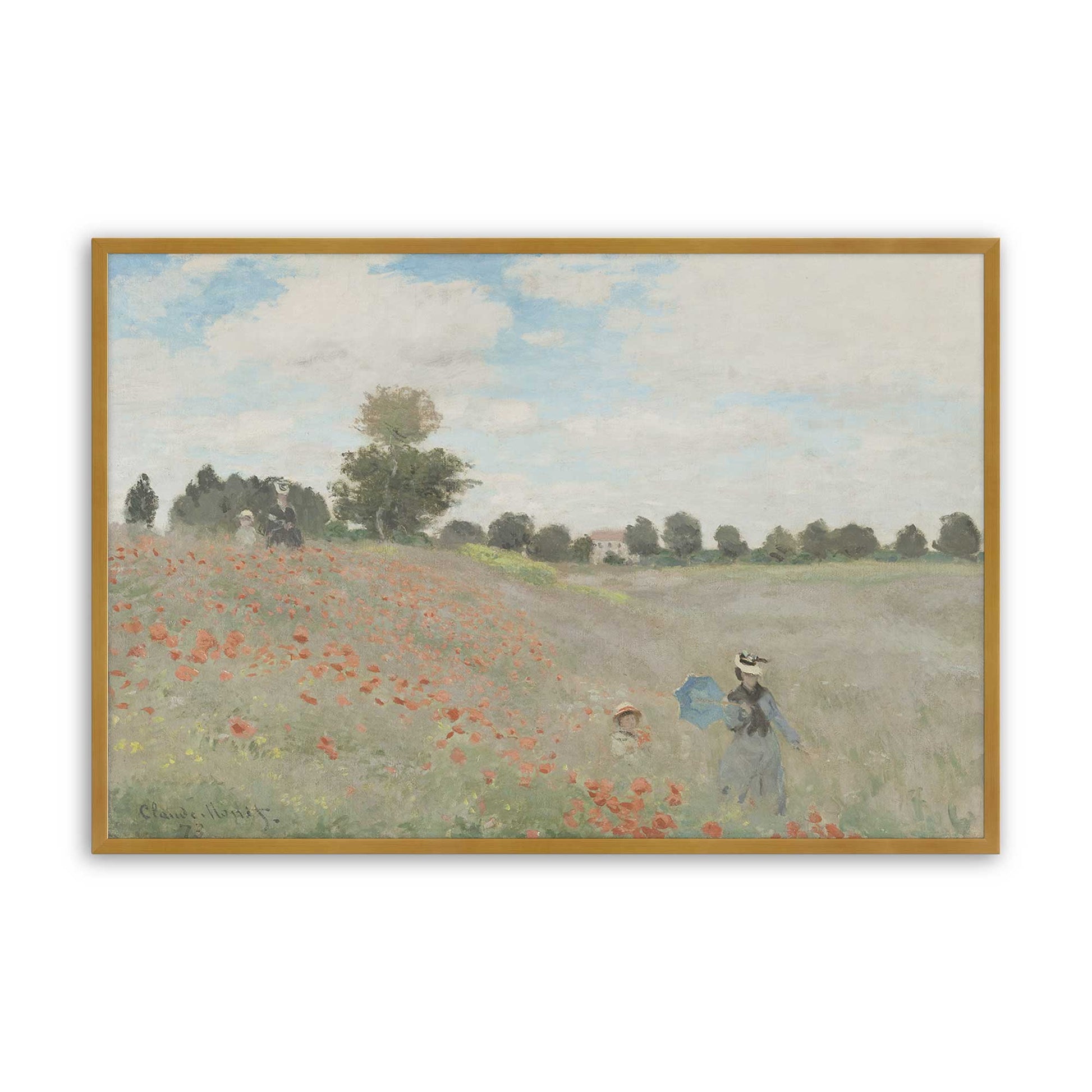 [Color:Polished Gold], Picture of art in a Polished Gold frame