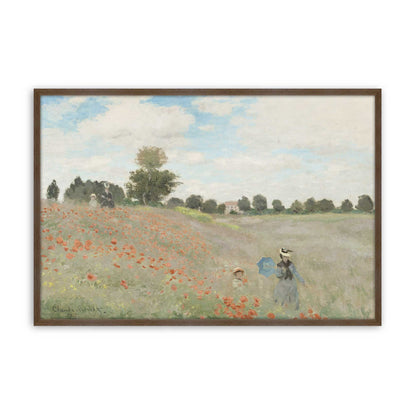 [Color:Walnut], Picture of art in a Walnut frame