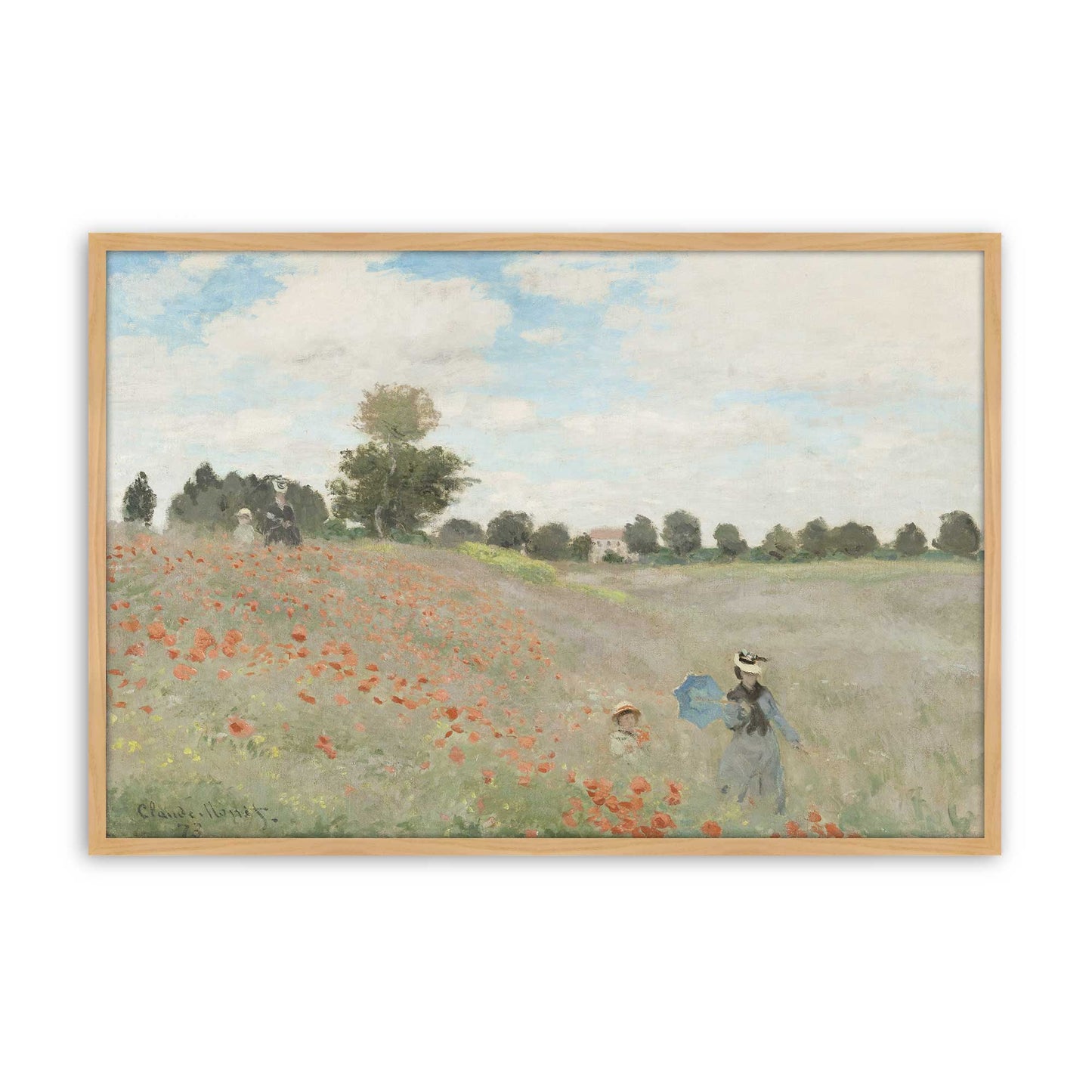 [Color:American Maple], Picture of art in a American Maple frame