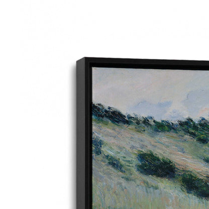 [Color:Satin Black], Picture of art in a Satin Black frame at an angle