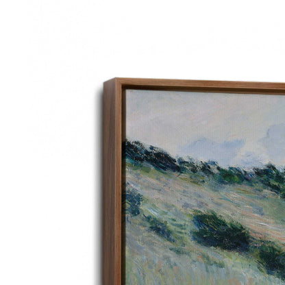 [Color:Walnut], Picture of art in a Walnut frame at an angle