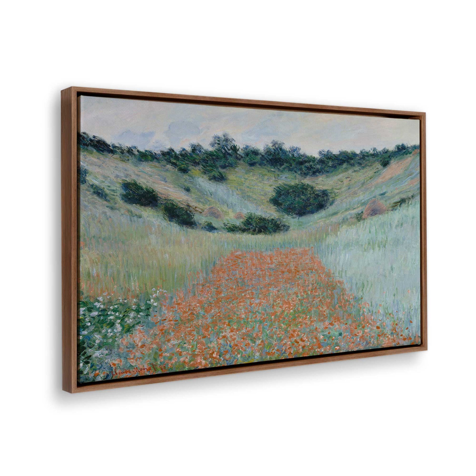 [Color:Walnut], Picture of the corner of the art
