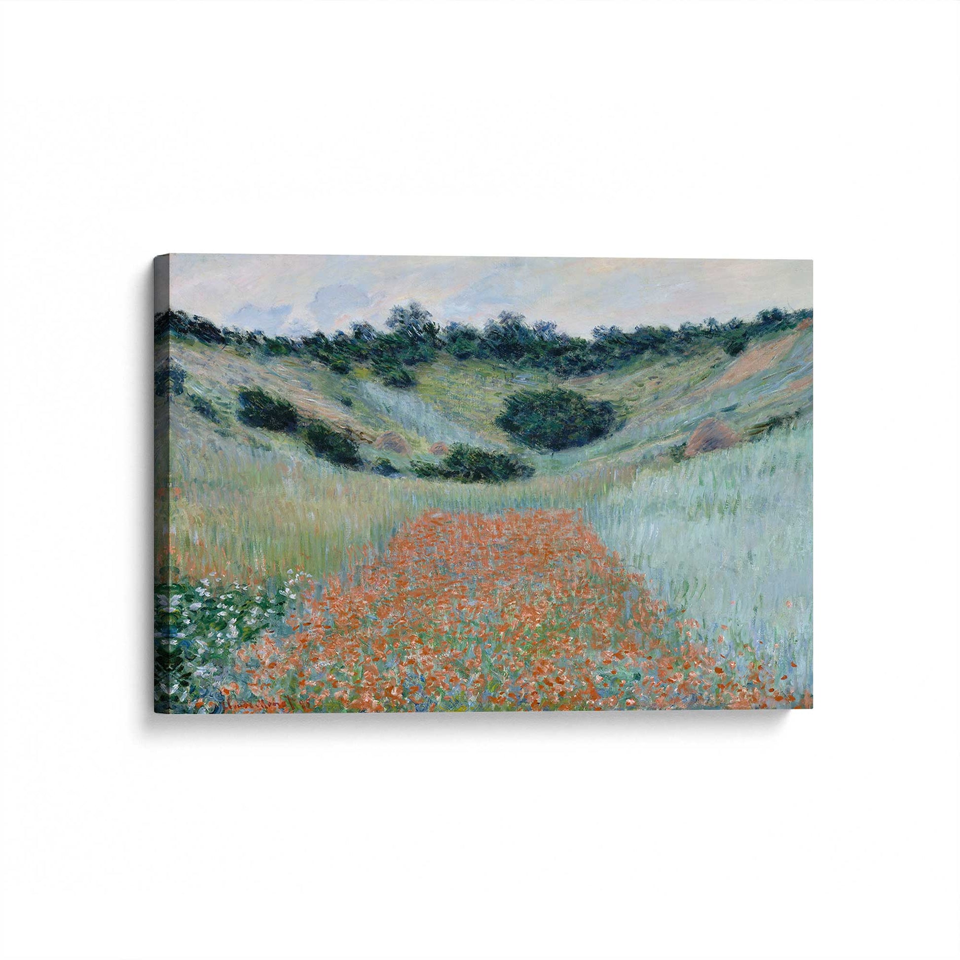 [Color:Stretched Canvas], Picture of art at an angle