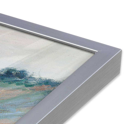 [Color:Polished Chrome], Picture of art in a Polished Chrome frame at an angle