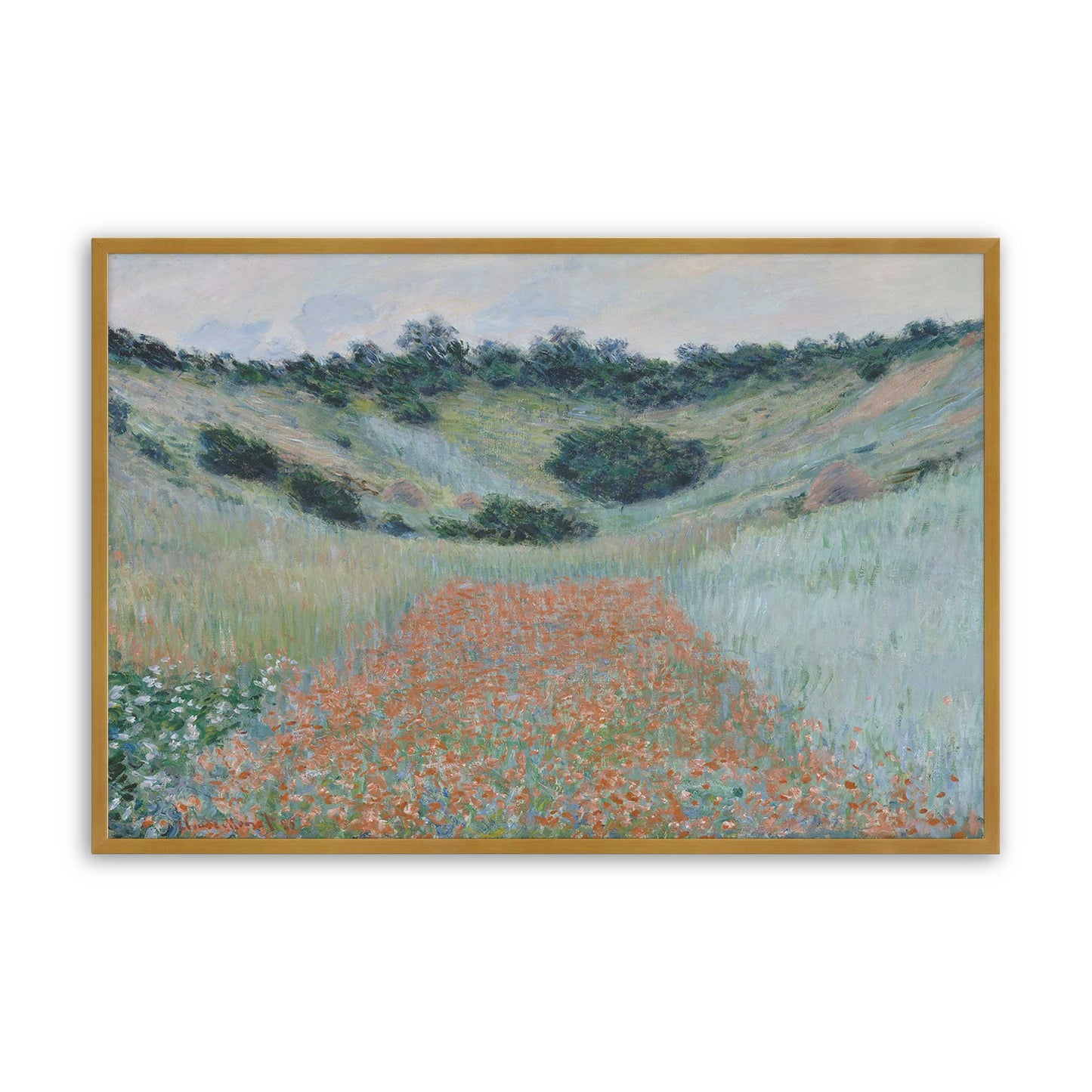 [Color:Polished Gold], Picture of art in a Polished Gold frame