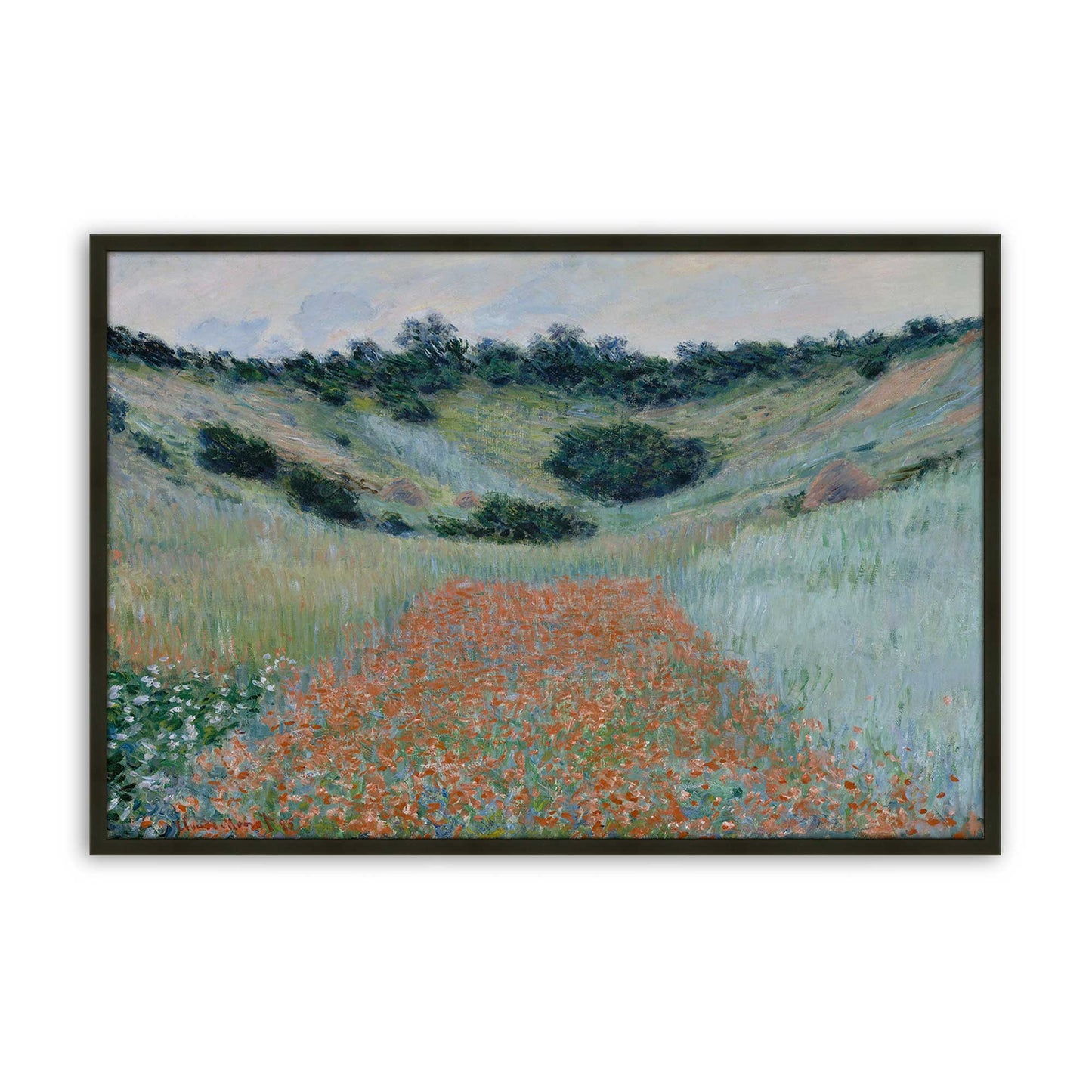 [Color:Satin Black], Picture of art in a Satin Black frame