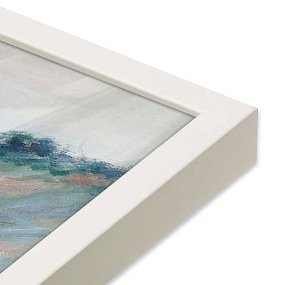 [Color:Opaque White], Picture of art in a Opaque White frame at an angle