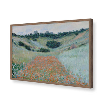 [Color:Walnut], Picture of art in a Walnut frame of the corner