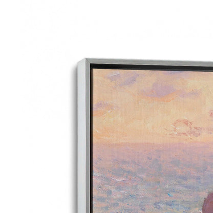[Color:Polished Chrome], Picture of art in a Polished Chrome frame at an angle