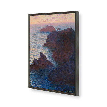 [Color:Satin Black], Picture of art in a Satin Black frame of the corner