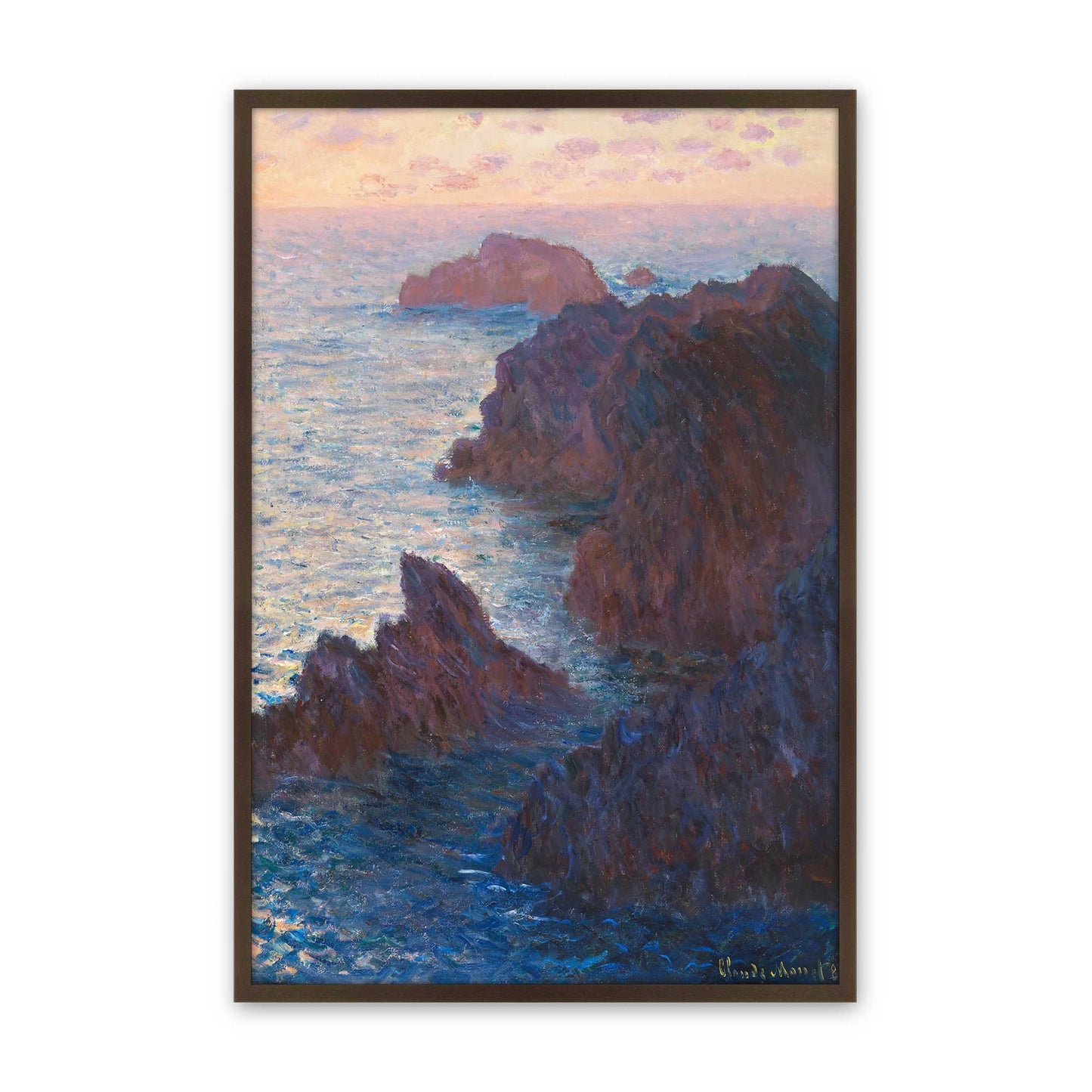 [Color:Belvinder Brown], Picture of art in a Belvinder Brown frame