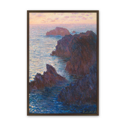 [Color:Belvinder Brown], Picture of art in a Belvinder Brown frame
