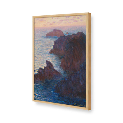 [Color:American Maple], Picture of art in a American Maple frame of the corner