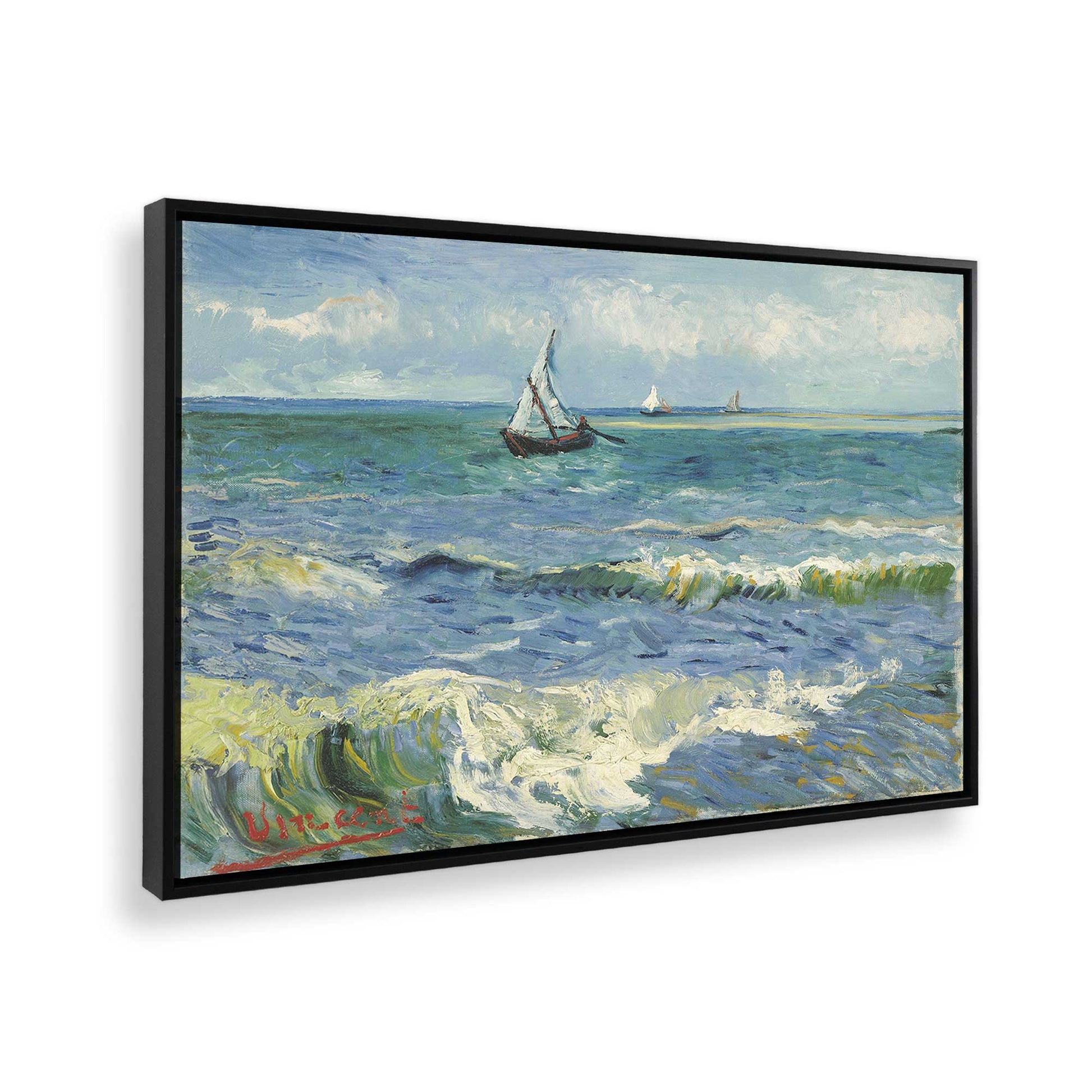 [Color:Satin Black], Picture of the corner of the art