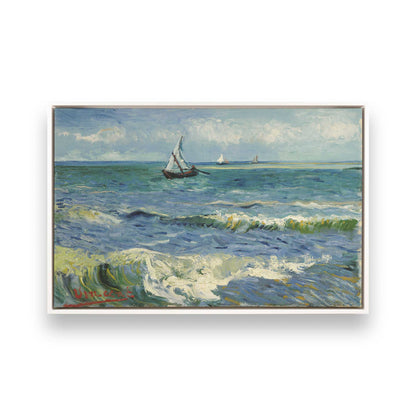 [Color:Opaque White], Picture of art in a White frame