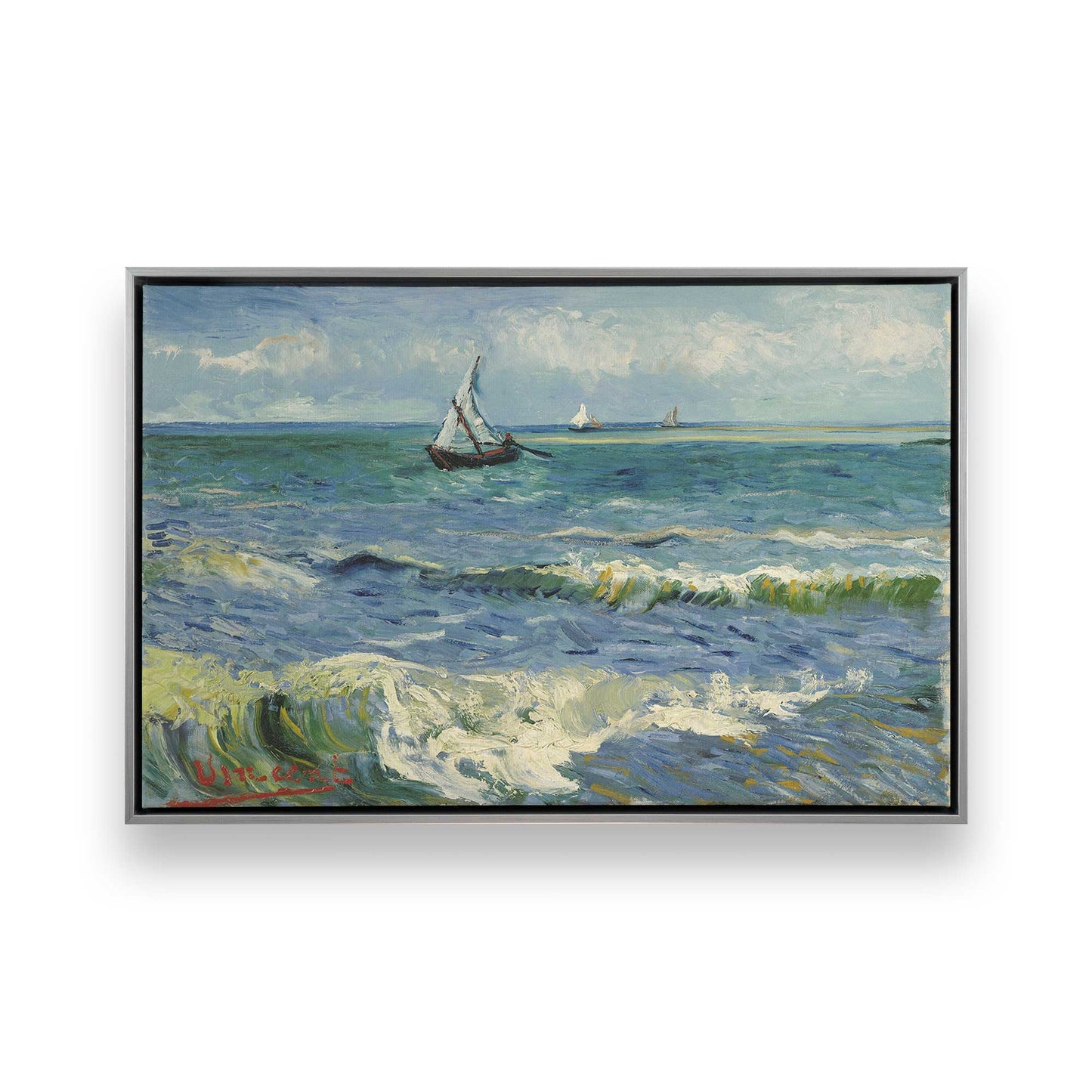 [Color:Polished Chrome], Picture of art in a Polished Chrome frame
