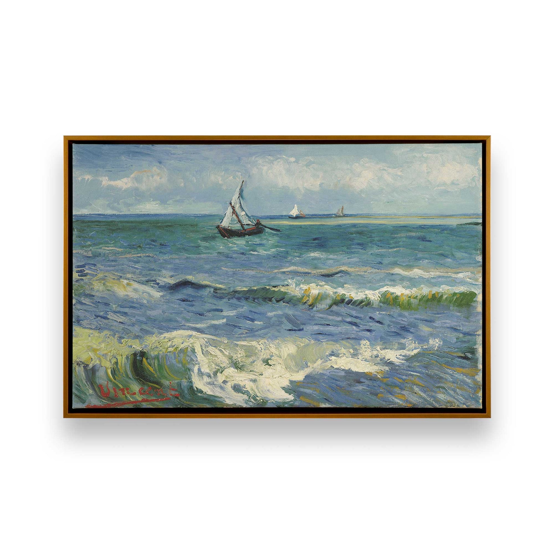 [Color:Polished Gold], Picture of art in a Polished Gold frame