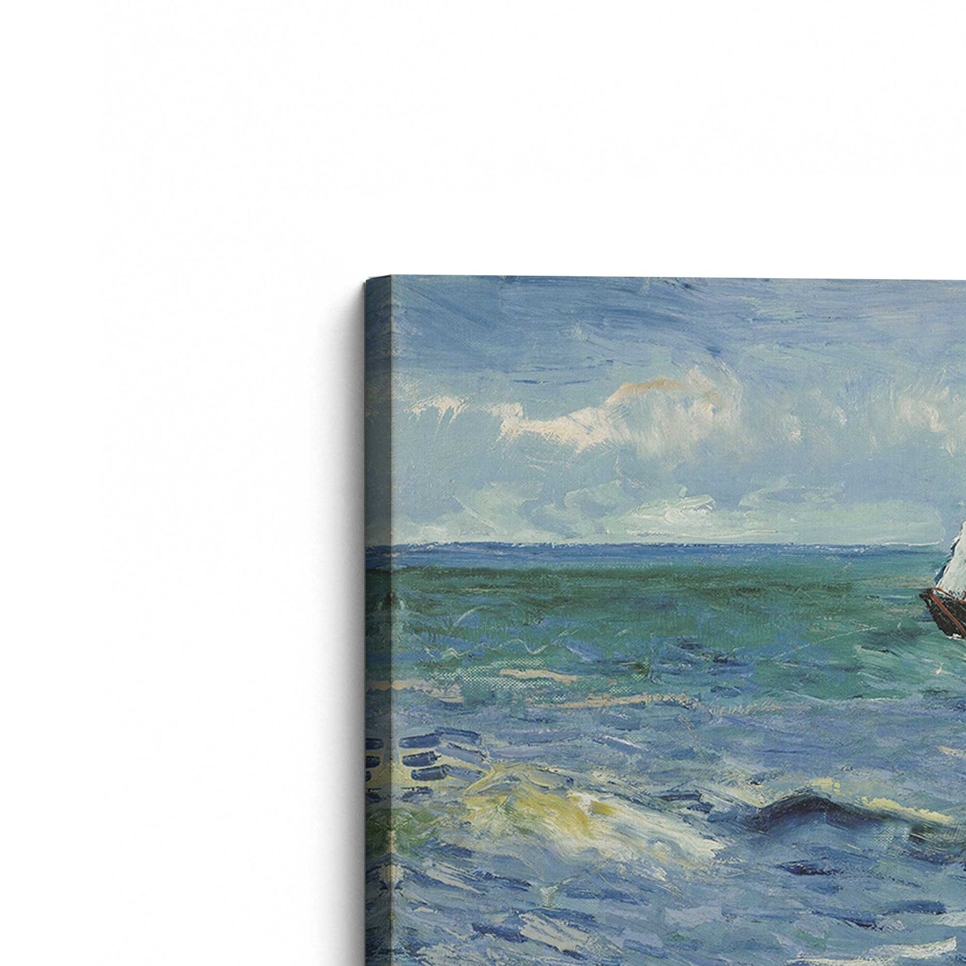 [Color:Stretched Canvas], Picture of the corner of the art
